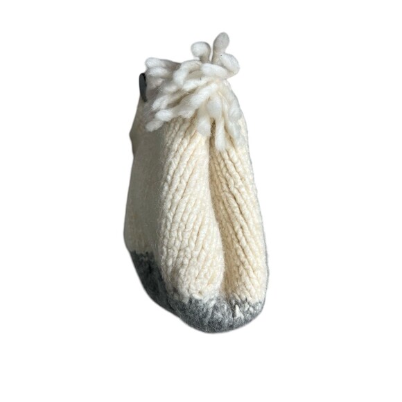 Chunky Boho Hand Knitted Clutch Purse  Ivory & Gray  Neutral Versatile - Picture 5 of 7